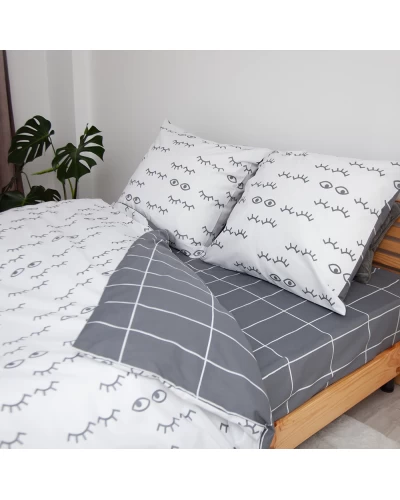 Комплект постельного белья ТЕП "Soft dreams" White Look, 70x70 семейный