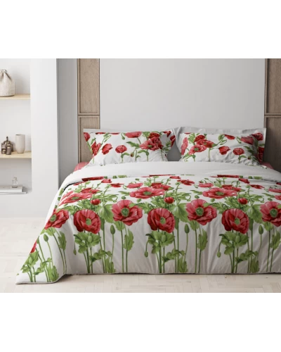Комплект постельного белья ТЕП "Happy Sleep" Маковый букет, 50x70 двуспальный
