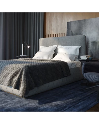 Покрывало ТЕП "VELOUR" 180*240 см светло-серый