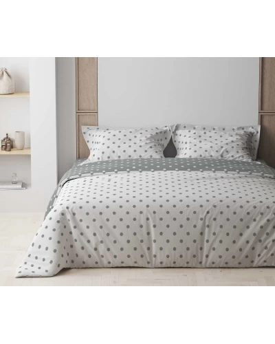 Комплект постельного белья ТЕП "Happy Sleep" Grey Dots, 50x70 двуспальный