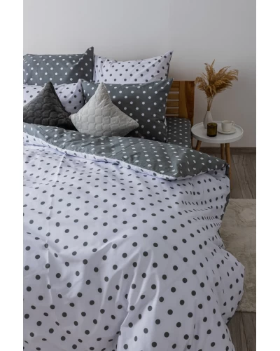 Комплект постельного белья ТЕП "Happy Sleep" Grey Dots, 50x70 двуспальный