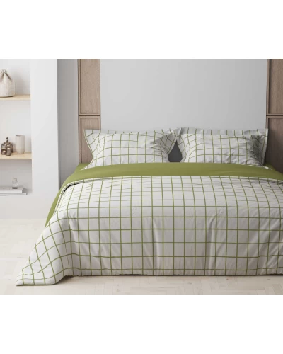 Комплект постільної білизни "Happy Sleep" Olive Check, 50x70 сімейний