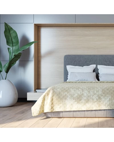 Покрывало ТЕП "VELOUR" 180*240 см молочный