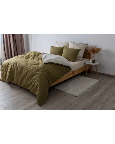 Комплект постельного белья ТЕП "Happy Sleep" Природный Малахит, 50x70 семейный