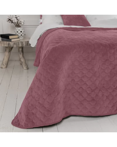 Покрывало ТЕП "VELOUR" 150*210 см Mesa Rose/ромб круглый