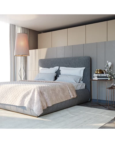 Покрывало ТЕП "VELOUR" 180*240 см Пудра/Ромб прямой