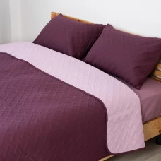 Покрывало ТЕП "VINTAGE" 150*210 см 1шт наволочка 50*70 см 1шт Бордовый винтаж