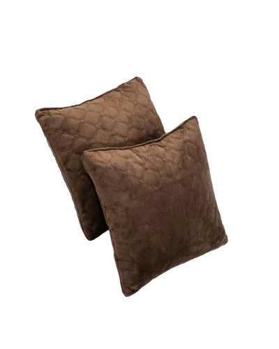 Подушка декоративная "VELOUR" 40*40 см коричневый